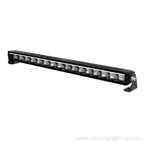 Chiming new innovation 32Inch bezel-less design single row light bar with position light over -heated protected offroad light